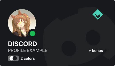 Discord Profile Examples