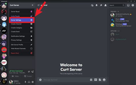 Discord Server Settings