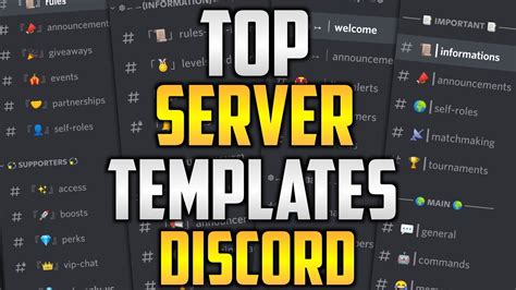 Discord Server Template Design Gaming 4