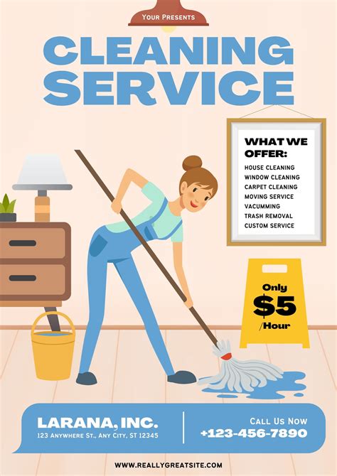 Discount Cleaning Service Flyer