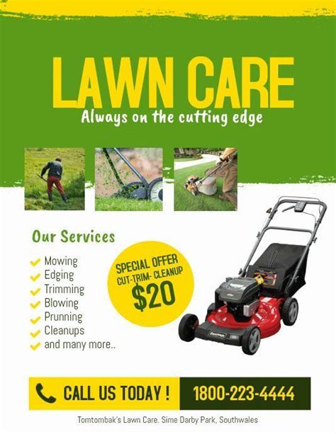 Discount Lawn Mowing Template 5