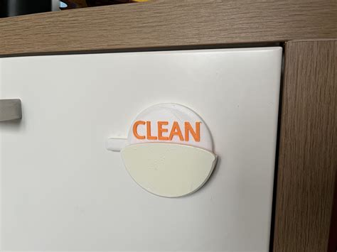 Dishwasher Status Sign