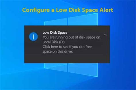 Disk Space Alert