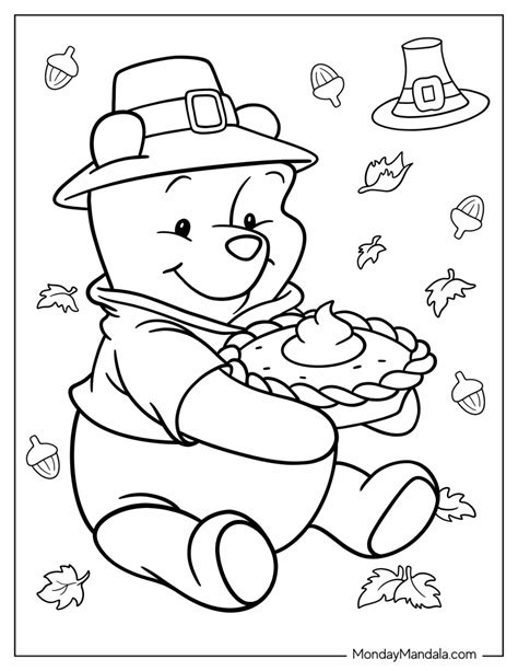 Disney Autumn Coloring Pages