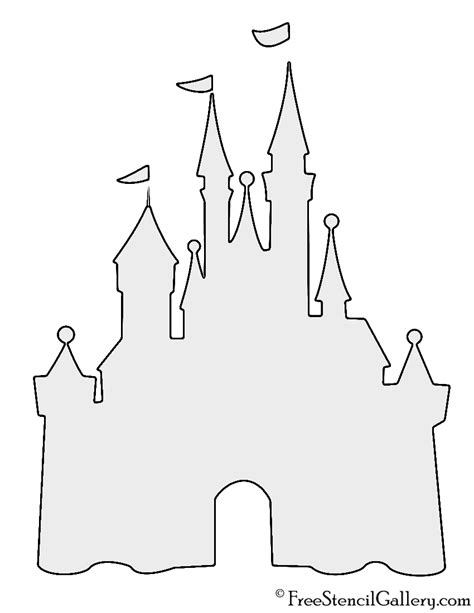 Disney Castle Printable Templates