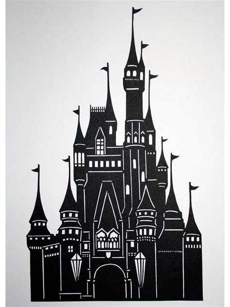 Disney Castle Stencil 1