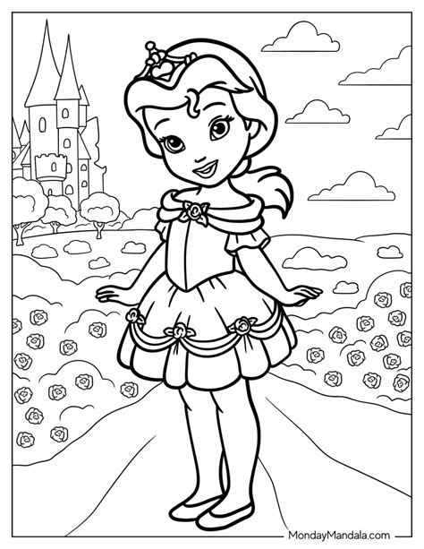 Disney coloring pages for girls