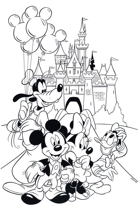 Disney Coloring Pages for Kids