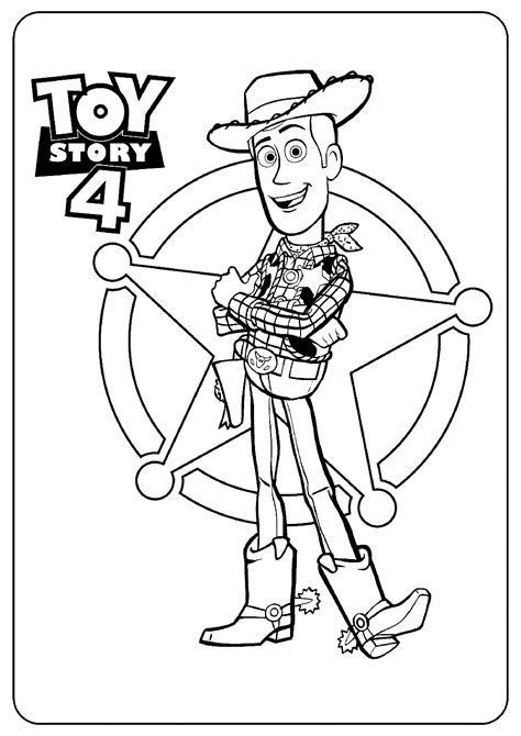 Disney Coloring Sheets Woody