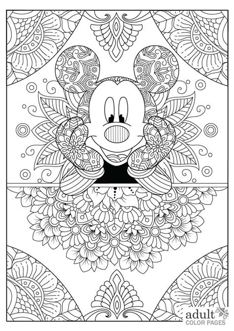 Disney Colouring Sheets for Adults