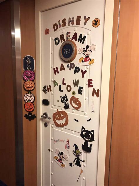 Halloween Disney Cruise Door Magnet Template