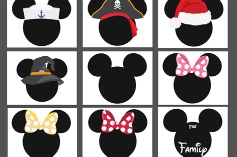 Disney Cruise Door Magnet Templates