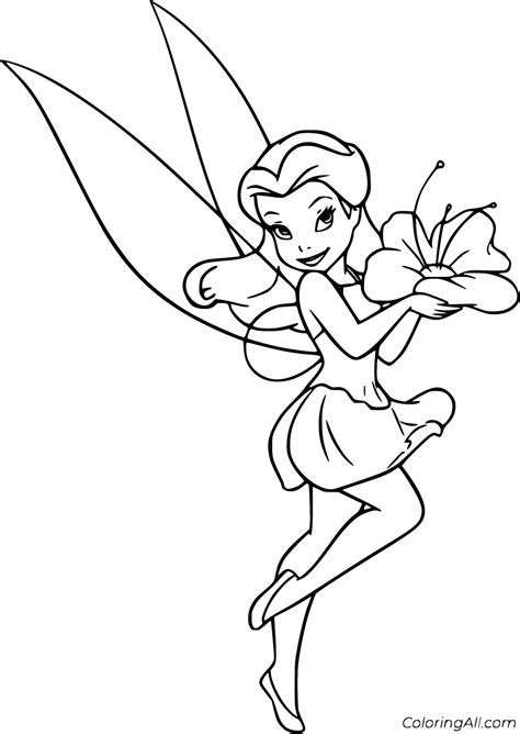 Disney fairy coloring pages