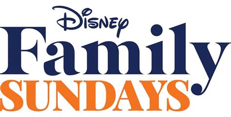 Disney Family Sundays Templates