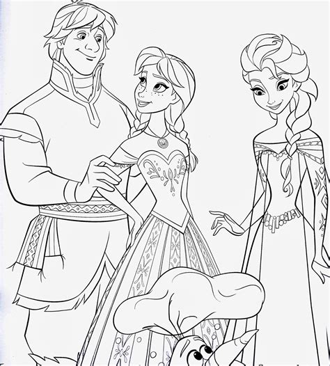 Disney Frozen Coloring Pages Image 6