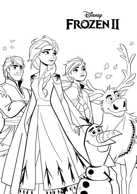 Disney Frozen Coloring Pages