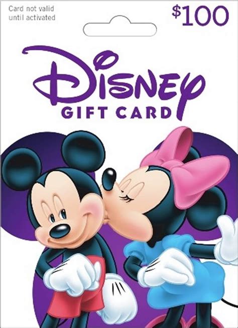 Disney gift card template 3