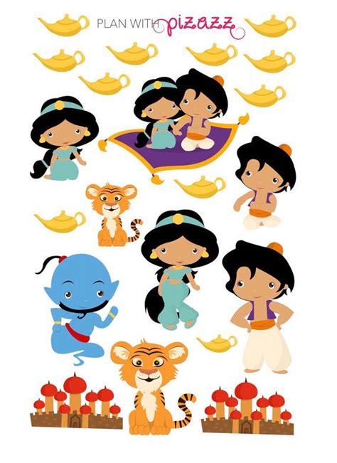 Disney-Inspired Aladdin Stickers