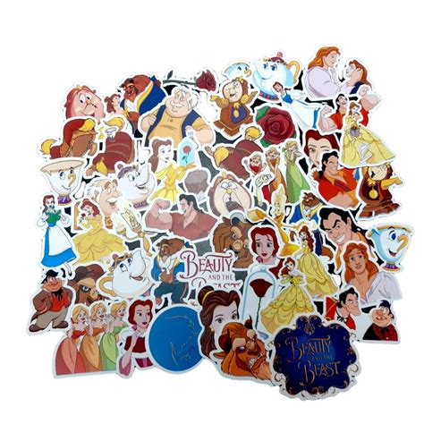 Disney-Inspired Beauty and the Beast Stickers