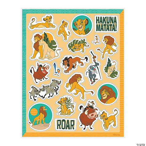 Disney-Inspired Lion King Stickers