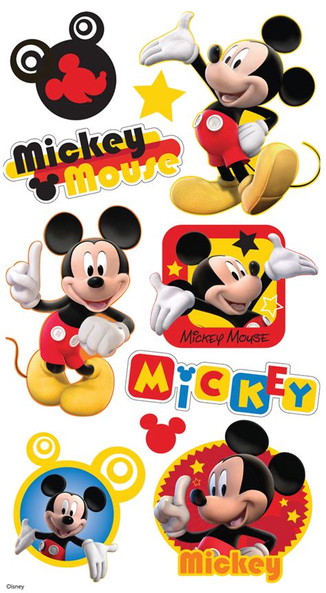 Disney-Inspired Mickey Mouse Stickers