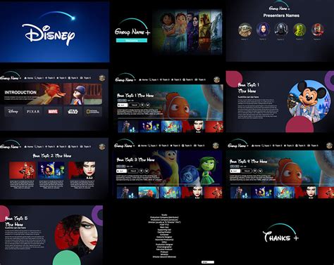 Disney-inspired Powerpoint template