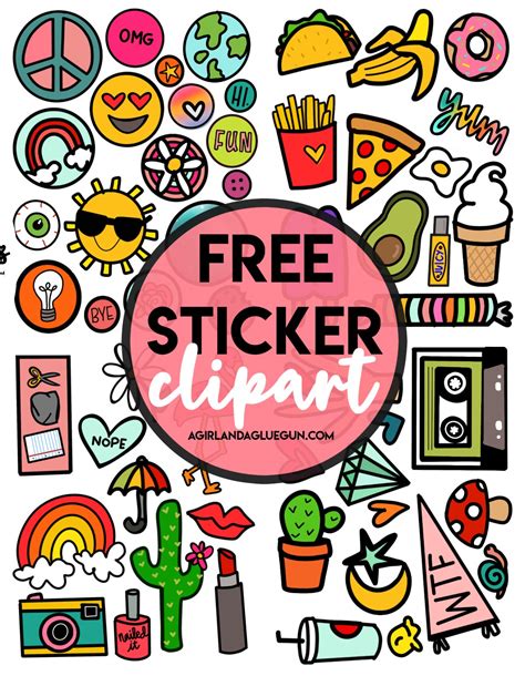 Various Designs of Disney-Inspired Printable Stickers