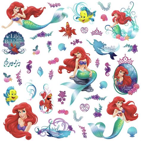 Disney-Inspired The Little Mermaid Stickers