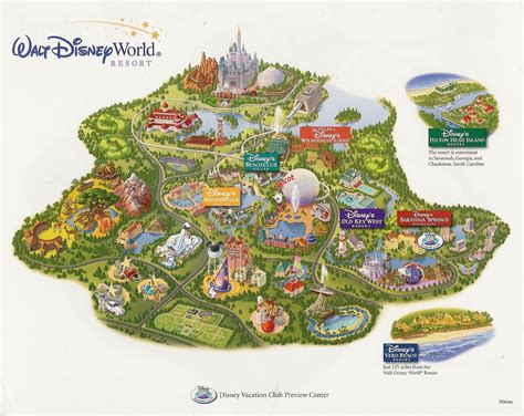 Printable Disney Map