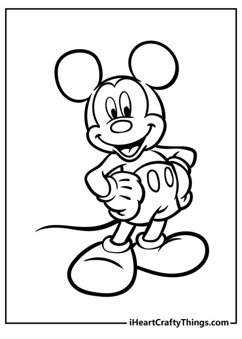 Disney Mickey Mouse coloring pages