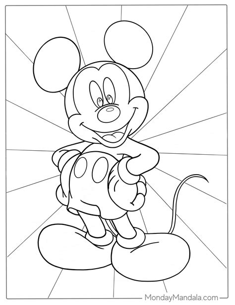 Disney Mickey Mouse Coloring Pages