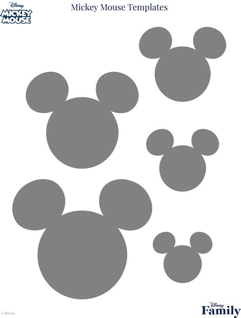 Disney Mickey Mouse template