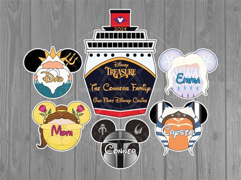 Disney Monogram Cruise Magnet