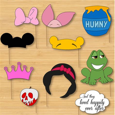 Disney Photo Booth Props Printable