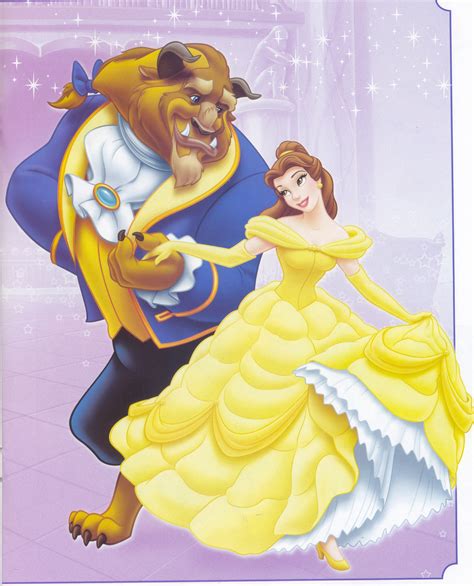 Beauty and the Beast Colouring Page