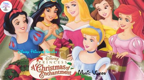 Disney Princess Christmas coloring page