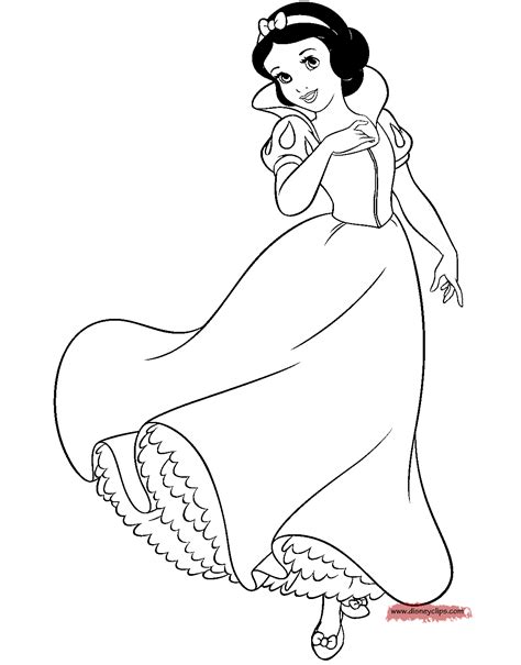 Snow White Coloring Page