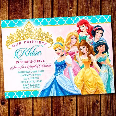 Disney Princess Invitation Idea