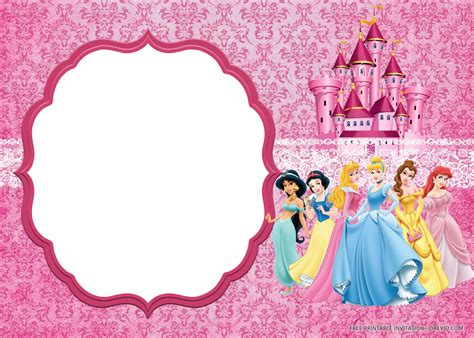 Disney Princess Invitation Template Printable