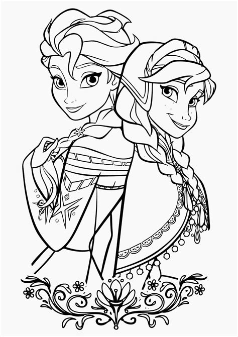 Disney Printable Coloring Sheets Elsa