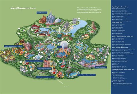 Disney Resort Hotel Map