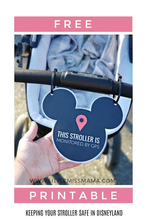 Disney Stroller Tag Template