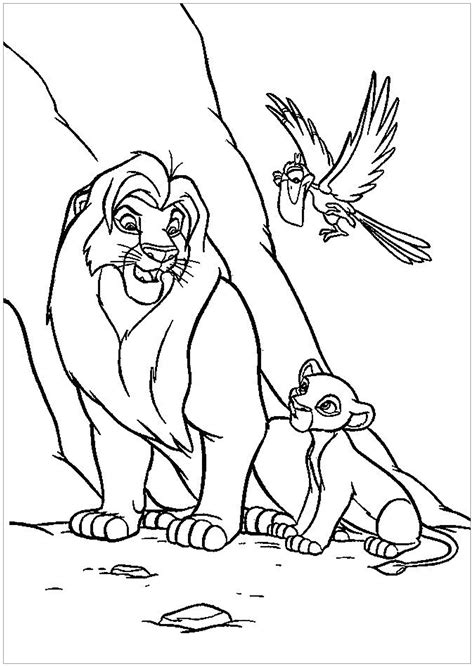 Disney The Lion King coloring pages for kids