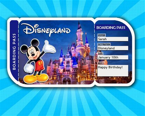 Disney ticket grammar and spelling