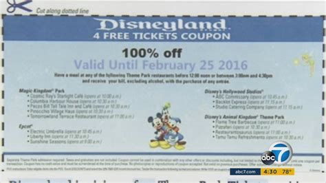 Disney ticket scam example