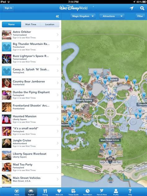 Disney World Maps App