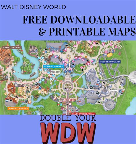 Disney World Maps for Printing