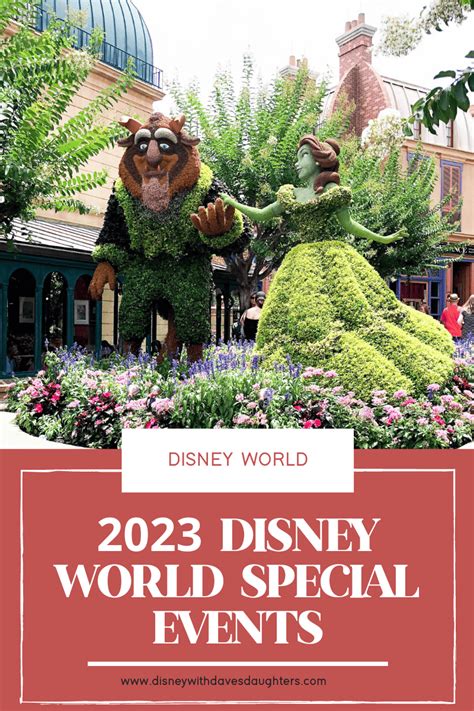 Disney World Special Events Map