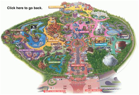 Disneyland Dining Maps Print