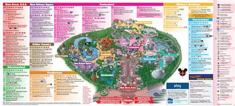 Disneyland Park Map PDF